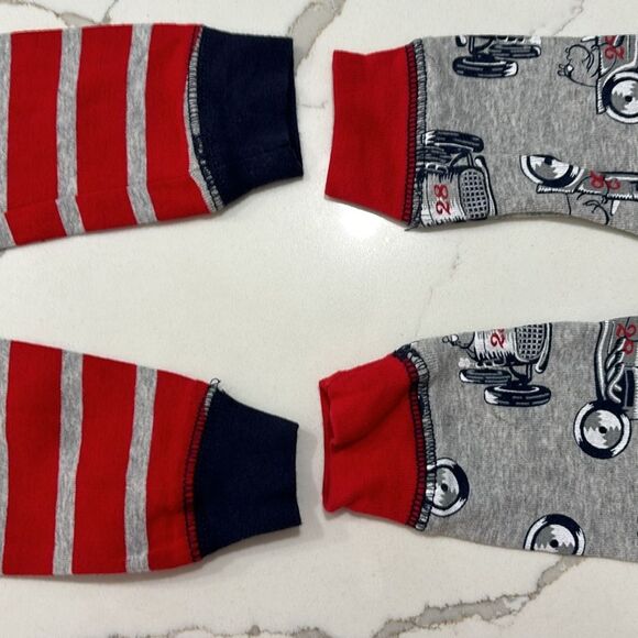 Carter's | NWOT Just One You Racecars Racing4 Piece Pajama Set Size 18M - Picture 9 of 13